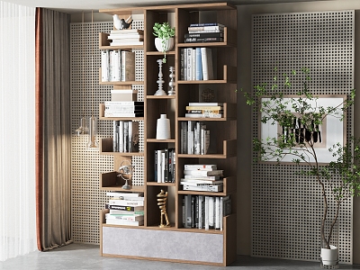 Modern Bookcase Bookshelf model