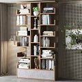 Modern Bookcase Bookshelf 3d model