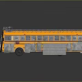 Bus School Bus Van Box Bus Tourist Bus Coach 3d model