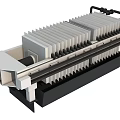 Filter press 3d model