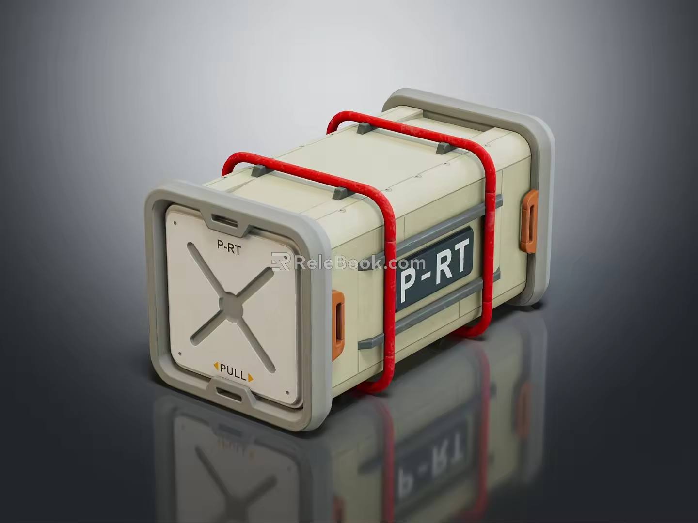 Modern Sci-Fi Equipment Space Container Sci-Fi Container 3d model
