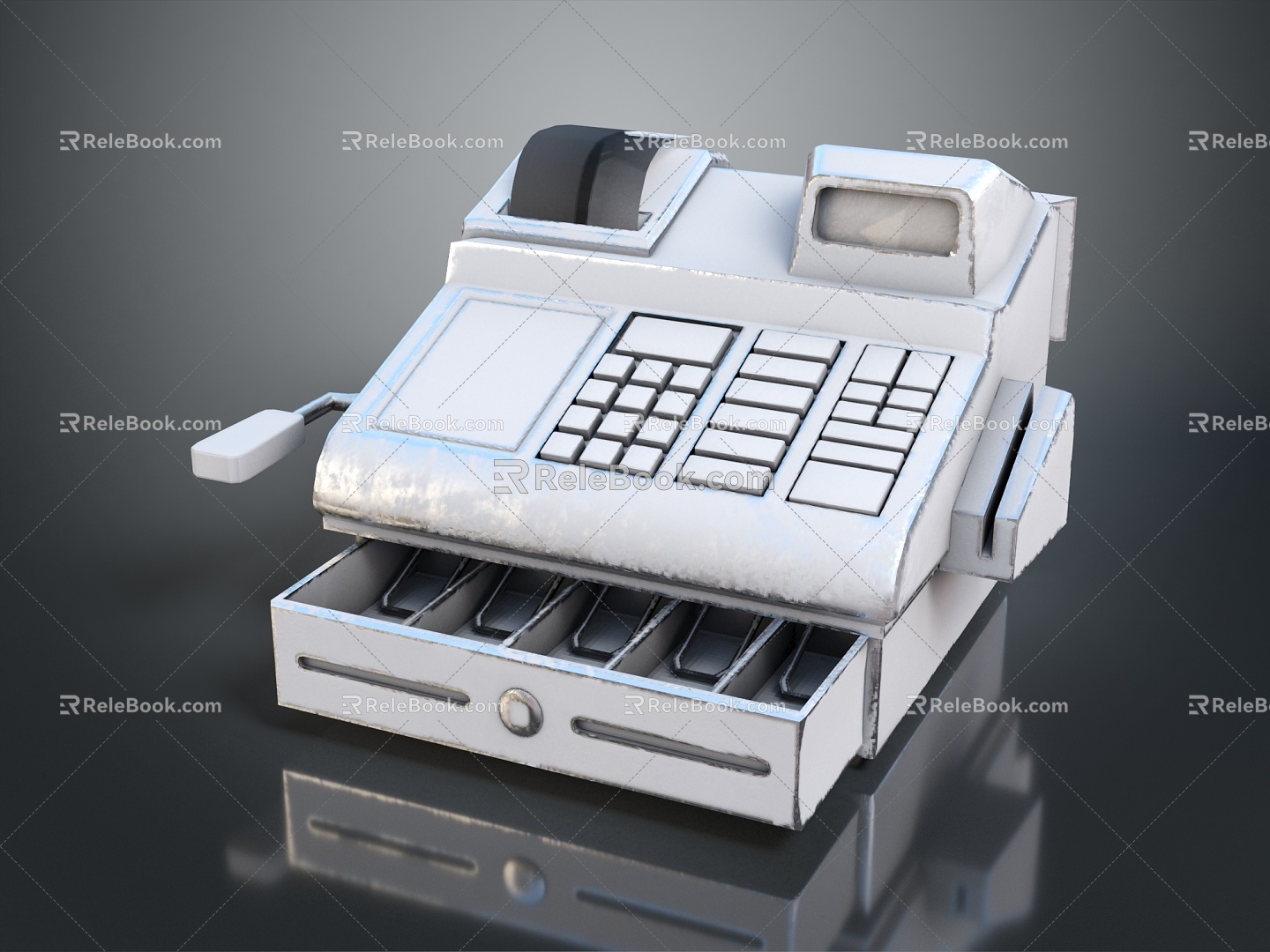 Cash register terminal machine cash register vintage cash register vintage cash register vintage cash register antique cash register 3d model