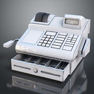 Cash register terminal machine cash register vintage cash register vintage cash register vintage cash register antique cash register 3d model