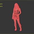 Fashionable Daily Life Clothing Including Black Vest Shorts Fishnet Stockings And Boots