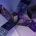 Innovative Bellitz Industrial Equipment Unfolded Packaging Display With Components And Design Elements
