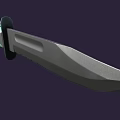 Dagger Tool Knife Field Dagger Sabre Military Dagger Pickle Knife Low Face Number Low Model Simple Model Game Sub-era Movie and TV Level Super Realism 3d model
