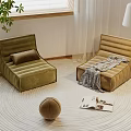 Modern Lazy Sofa 3d model