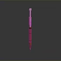 Daily Use Ballpoint Pen With Yellow Grip Transparent Barrel And Metal Tip