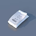 Soft White Tissues With Simple Black Line Patterns On Gray Background