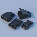 Black Plastic Buckles In Various Styles For Daily Life Supplies Backpacks Belts