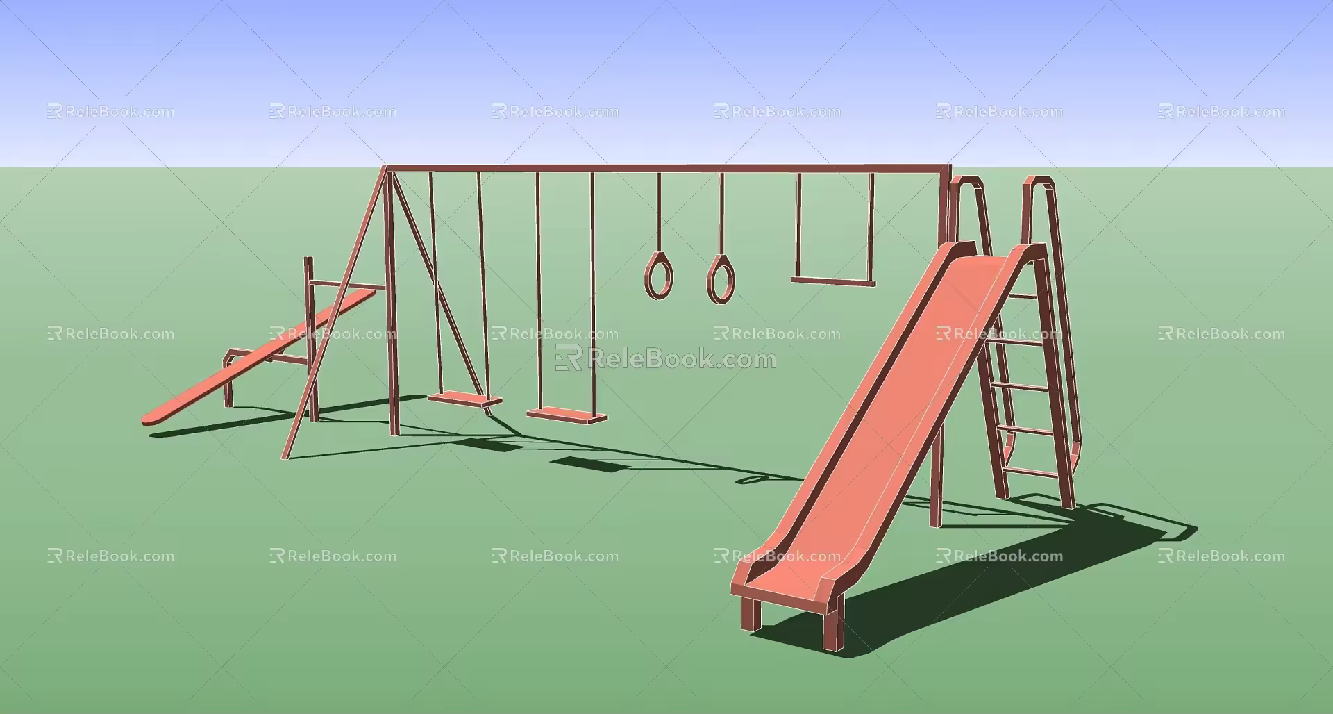 Children's Playground 3d model