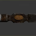 Rustic Hardware Tool Hammer with Wooden Handle and Metal Head for Workshop Tasks