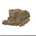 Natural Wood Stone With Layered Texture For Interior Decorative Wall And Design
