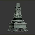 Columns Stone Columns Stone Columns Old Columns Roman Columns Roman Columns Classical Columns Greek Columns 3d model