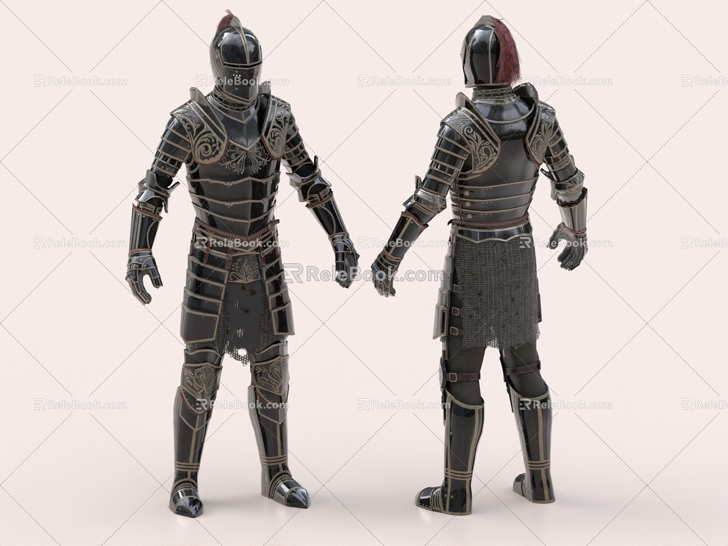 Armor Samurai Armor Cloak Armor Armor Battle Helmet Helmet Knight Armor 3d model