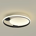 Modern Minimalist LED Ceiling Lights With Square Round Shapes And Sleek Design 3d model