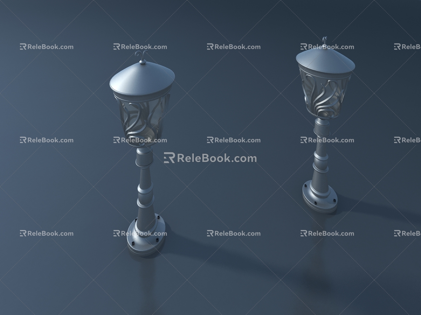 41 lawn lamp 3d model