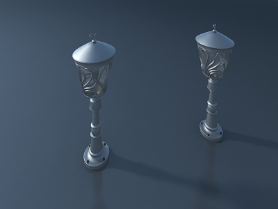 41 lawn lamp 3d model