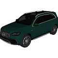 Dark Green Luxury SUV With Sporty Design Sleek Body Lines And Alloy Wheels