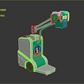 Juice vending machine volume vending machine beverage machine self-service volume vending machine PBR model 3d model