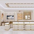 Light Luxury Jewelry Store 3d model