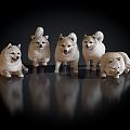 Modern Dog Chai Dog Fox Small Fox Wild Fox White Fox 3d model