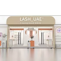 LAST JAFE Boutique Store Interior With Orange Display Stands And Colorful Wall Decorations
