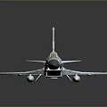 Detailed Fighter Jet Model With Realistic Wing Design And Gray Background
