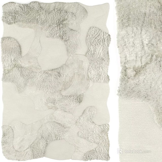 Light Color Natural Texture Floor Tiles With Rough Surface For Indoor Home Design 3d model 