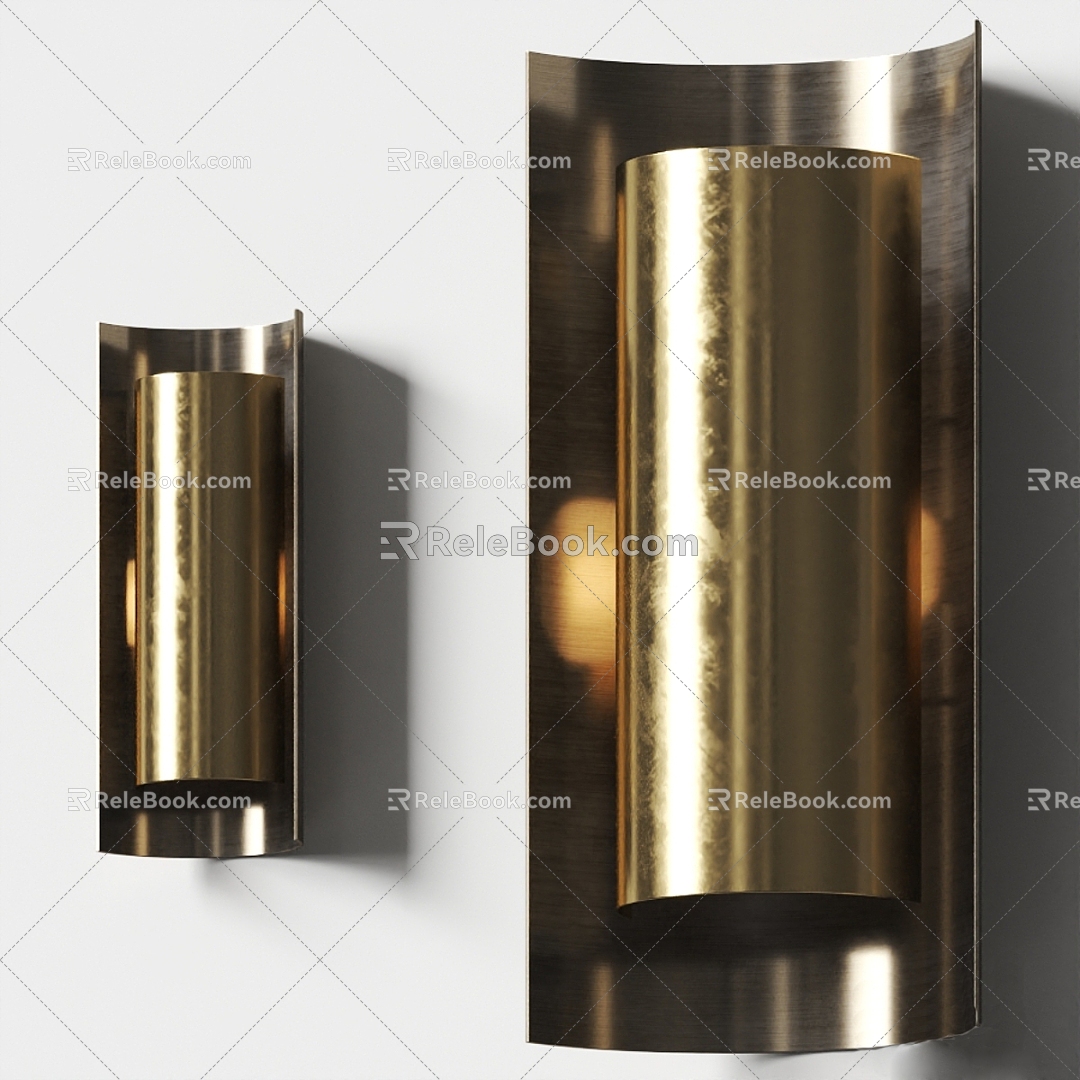 Porta modern metal wall lamp 3d model