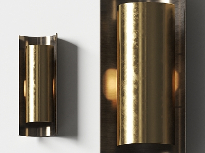 Porta modern metal wall lamp 3d model