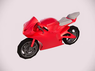 Yamaha Motorcycle 3d model