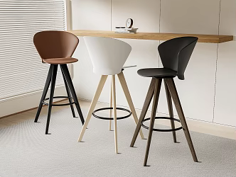 Bar Chair Bar Stool High Stool 3d model