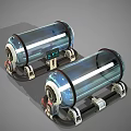Modern Science Fiction Container Modern Science and Technology Science Fiction Container Utensils Laboratory Biochemical Experiment Biological Experiment Future 3d model