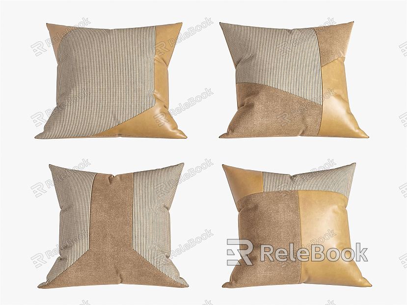 Modern pillow pillow combination model