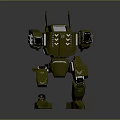 Robot Assistant Small Robot Butler Robot Butler Figure Game Figure 3d model