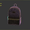 Stylish Black Leather Backpack With Minimalist Design And Gold Accents For Daily Use