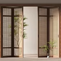 sliding door 3d model