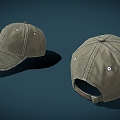 hat sun hat sun hat canvas hat cartoon hat baseball cap 3d model