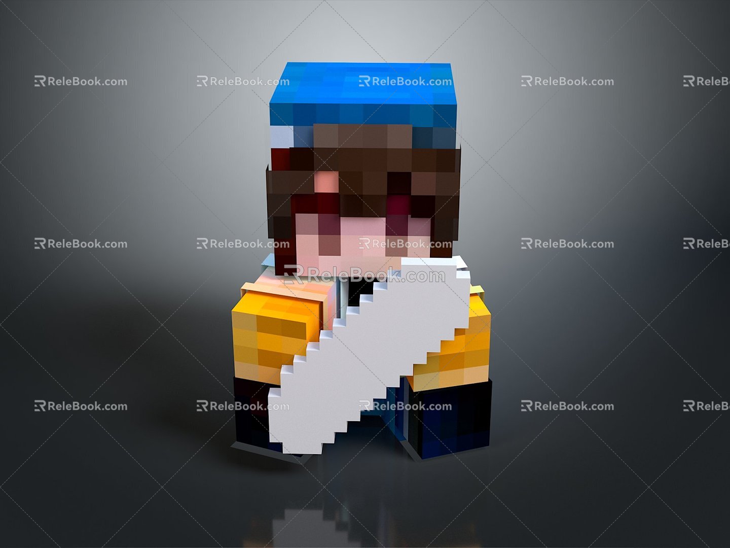 Toy Pixel Figure Toy Next Generation Item 3 Print 3d model