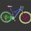 Scott Pink Mountain Bicycle With Thick Tires And White Rimmed Wheels