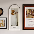 Wall Decor With Framed Paintings Clock And Miracle Louis Garden Art