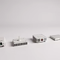 Projection Monitoring Devices Lineup With Modern White Design And Multiple Models