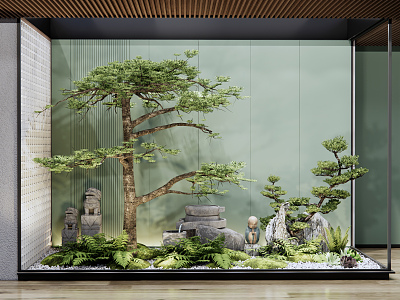 New Chinese Waterscape Sits Indoor Plants Landscape Sits model