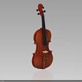Classical Wooden Violin With Handcrafted Body And Fine String Instrument Details