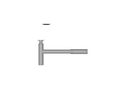 Modern Bathroom Sink Faucet With Sleek Chrome Finish And Single Handle Design 3d model