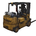 Forklift Transport Forklift Tractor Earth Cattle Tool Vehicle Low Face Number Low Model Simple Model Game Sub-era Film and Television Level Super Realistic High Precision 3d model