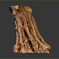 Natural Rustic Wooden Stone Sculpture With Unique Texture For Home Decor