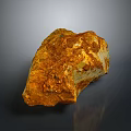 Wooden Stone Natural Raw Material With Orange Color And Rough Surface Texture