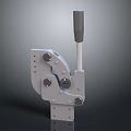 Medical Device Metal Clamp With Handle Grip And Connection Bolts Construction